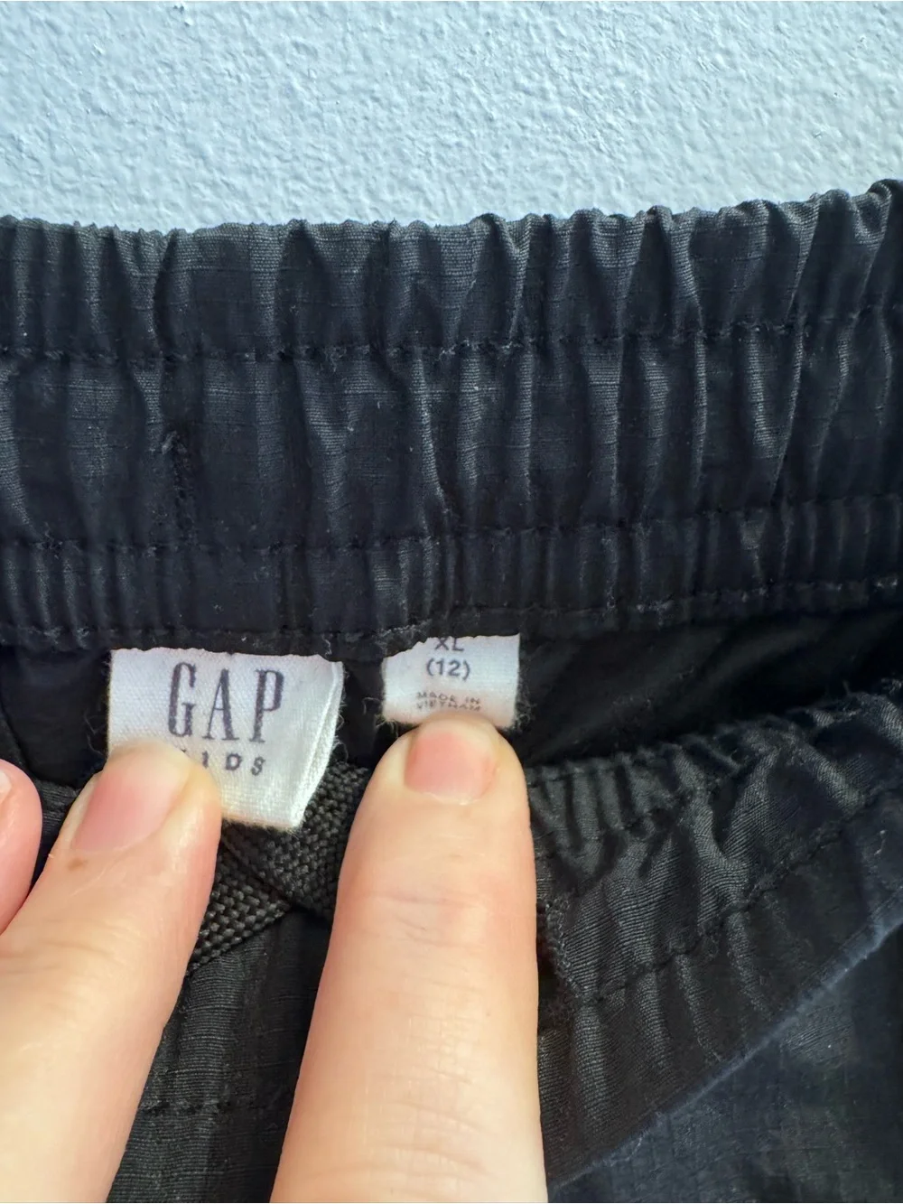 GAP Kids Black Technical Cargo Pants - XL (12) - NWOT